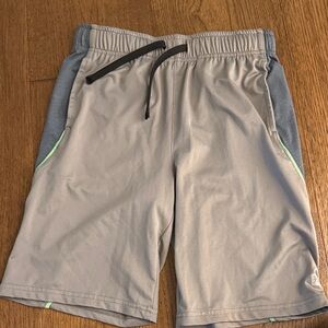 Runway Boy’s Gray & Green Athletic Shorts